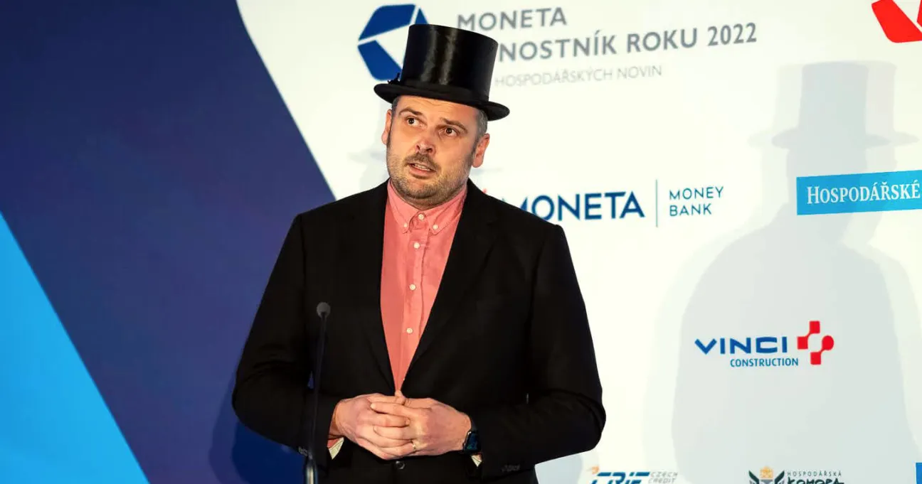 Copywriter Roman Věžník na finálovém večeru Živnostníka roku 2022 v Kraji Vysočina