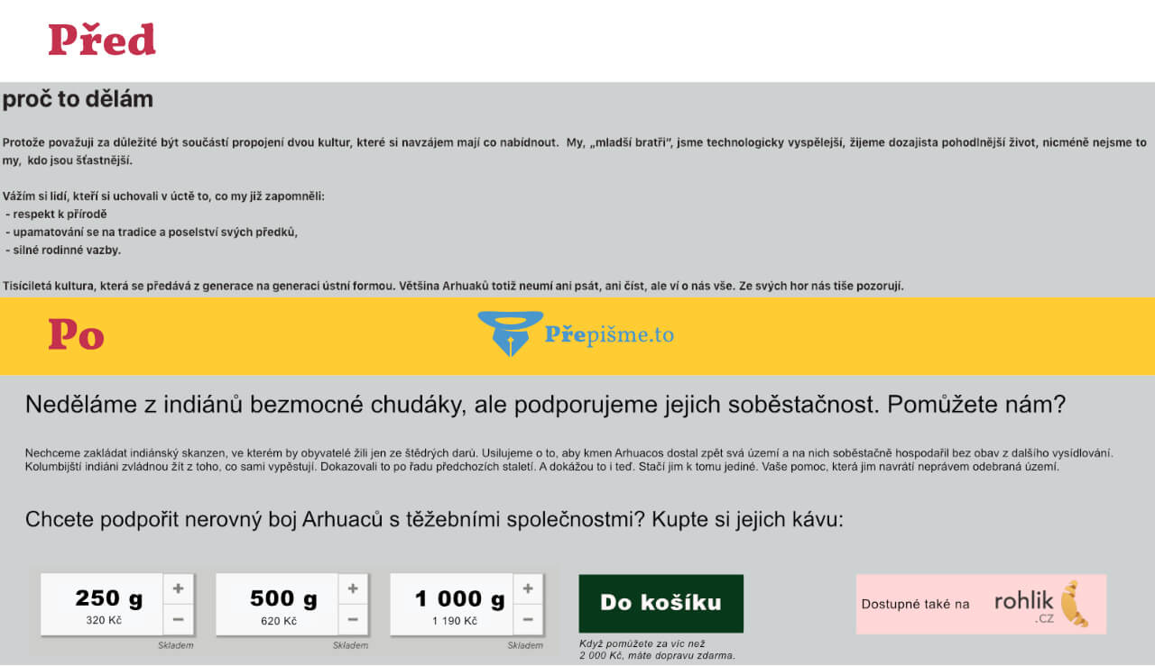 Proč to dělám? Nebo raději Proč byste nám taky mohli pomoci?