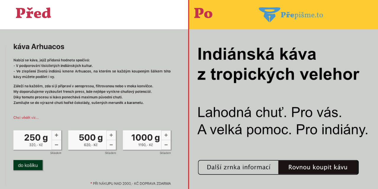 Porovnejte, která výkladní skříň webu by vás zaujala více