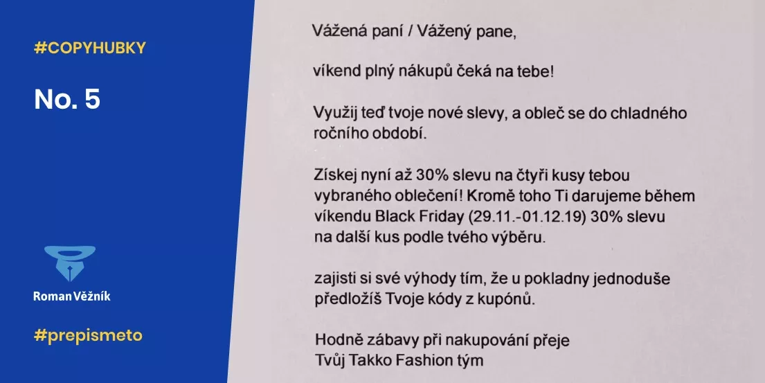 Copyhubky č. 5 | Pište konzistentně | Přepišme.to