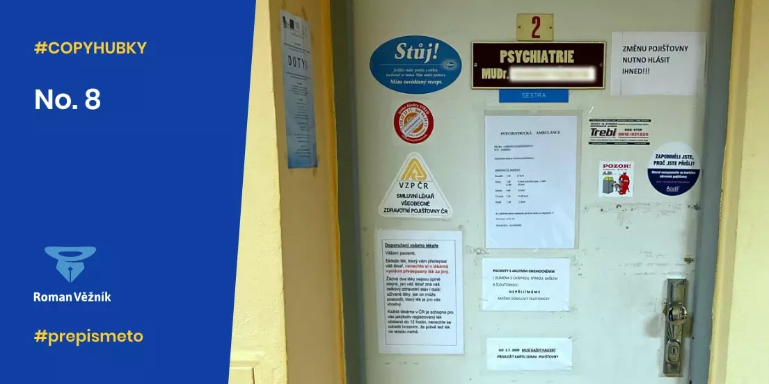 Copyhubky č. 8 – Nepřehlťte čtenáře | Přepišme.to