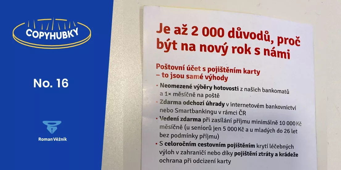 Copyhubky č. 16 – Srozumitelnost je důležitější než kreativita