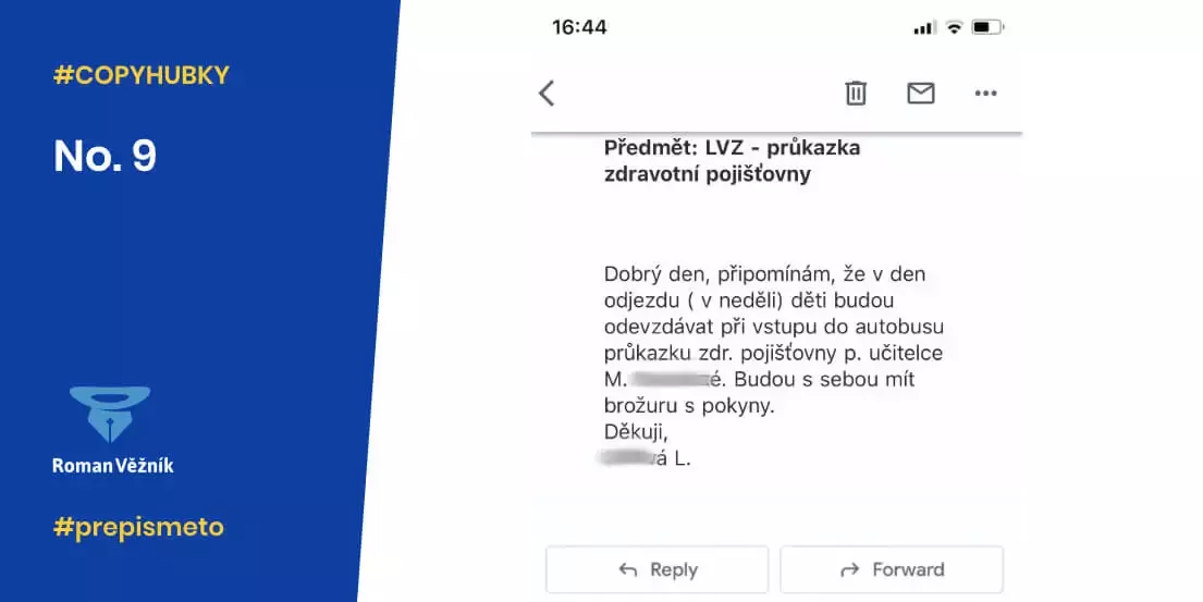 Copyhubky č. 9 – Nezapomněli jste přepnout tonalitu? | Přepišme.to