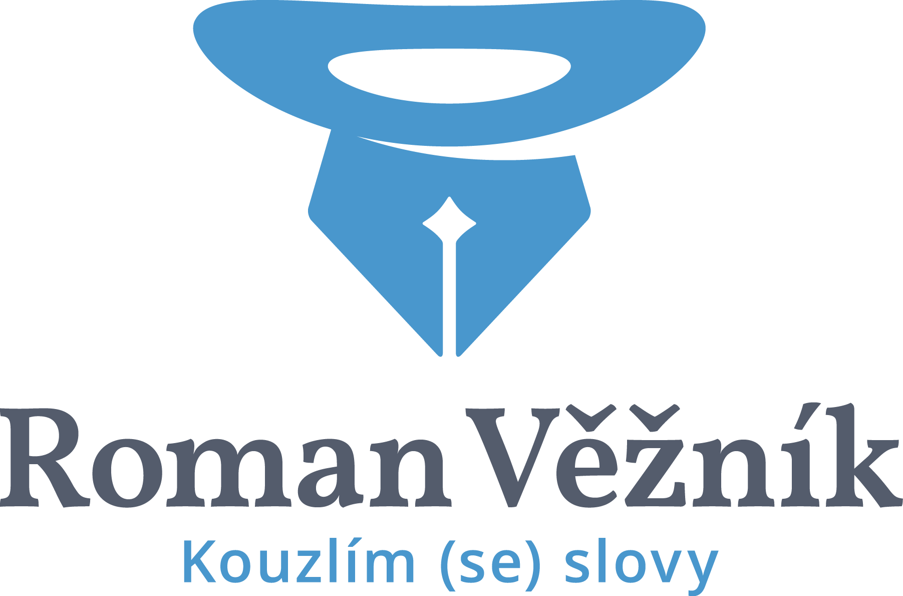 Logo kouzelníka se slovy